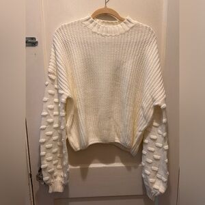 Miss Sparkling Cream Sweater XXL